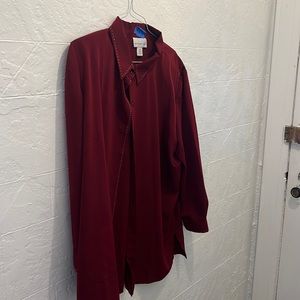 Burgundy Susan graver blouse